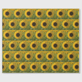 Zonnebloem met inspirerende quote cadeaupapier (Vlak)