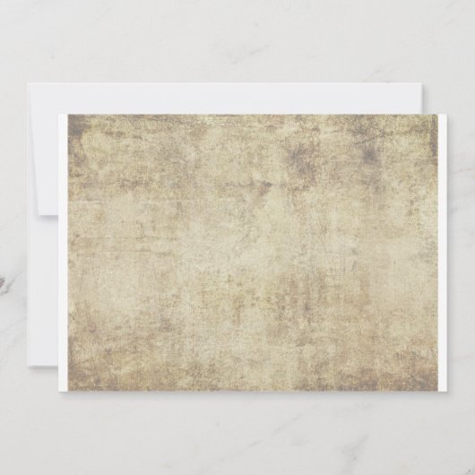 Zonnebloem met lieveheersbeestje Vintage bruiloft  Kaart (Achterkant)