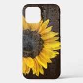 Zonnebloem met regendruppels op raam Case-Mate iPhone case (Achterkant)