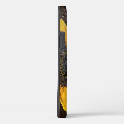 Zonnebloem met regendruppels op raam Case-Mate iPhone case (Achterkant / Rechts)