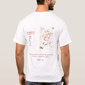 zonnebloem met smartmix t-shirt (Achterkant)