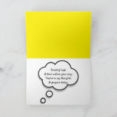 Zonnebloem met Star Sunbril Kaart (Binnen)