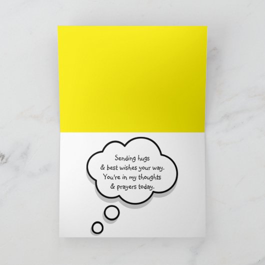 Zonnebloem met Star Sunbril Kaart (Binnen)