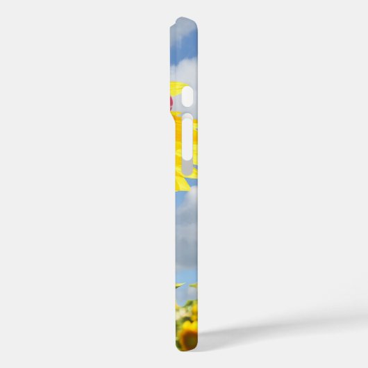Zonnebloem met zonnebril Case-Mate iPhone case (Achterkant / Links)