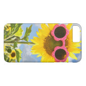 zonnebloem met zonnebril Case-Mate iPhone case (Achterkant (Horizontaal))