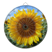 Zonnebloem Metalen Kooi Dartboard Dartbord (Voorkant)