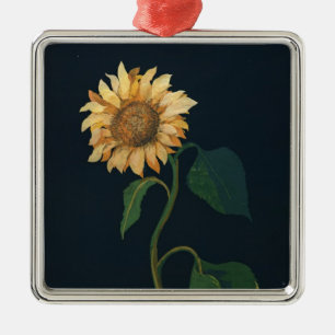 Zonnebloem Metalen Ornament