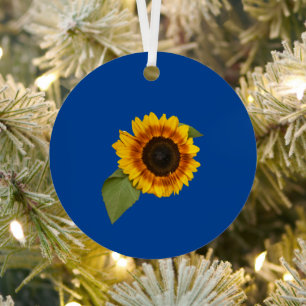 Zonnebloem Metalen Ornament
