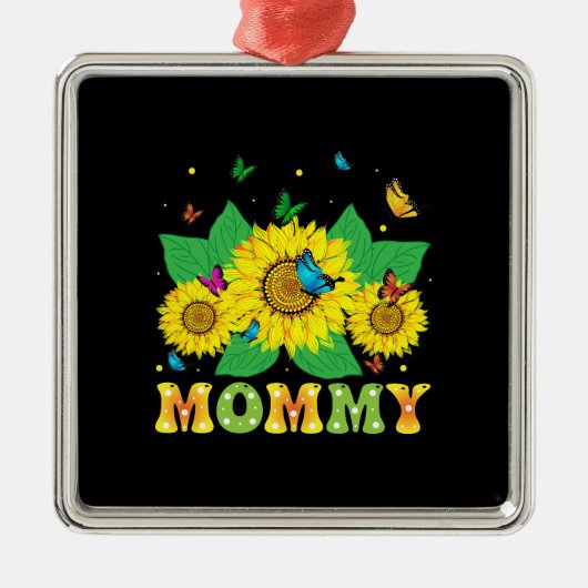 Zonnebloem Metalen Ornament (Voorkant)