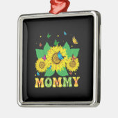 Zonnebloem Metalen Ornament (Links)