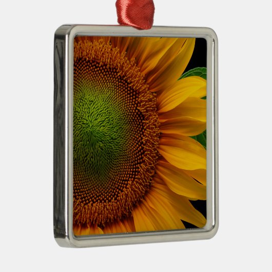 Zonnebloem Metalen Ornament (Rechts)