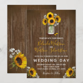 Zonnebloem Metselwerk Pot Rustieke Schuur Houten T Kaart (Voorkant / Achterkant)