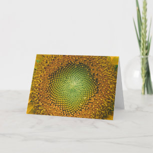 Zonnebloem Midden Afsluiten Opmerking Kaart