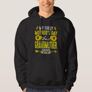 Zonnebloem Mijn eerste Moederdag als grootmoeder Hoodie