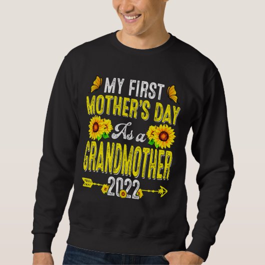 Zonnebloem Mijn eerste Moederdag als grootmoeder Trui (Voorkant)