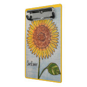 Zonnebloem Mini Clipboard Mini Klembord (Angled2)