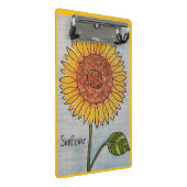 Zonnebloem Mini Clipboard Mini Klembord (Schuin)