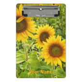 "Zonnebloem" Mini Klembord (Voorkant)