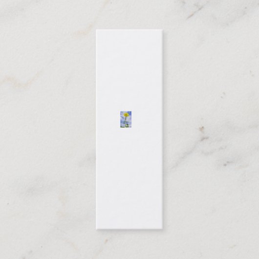 Zonnebloem Mini Visitekaartje (Voorkant)