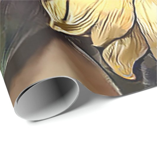  zonnebloem Modern Art Collectie Cadeaupapier (Rol Hoek)