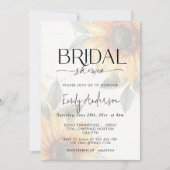 Zonnebloem Modern Photo Vrijgezellenfeest Kaart (Voorkant)