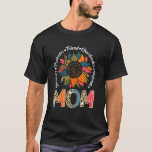 Zonnebloem Moeder Beschermer Vriend Moeder D T-shirt
