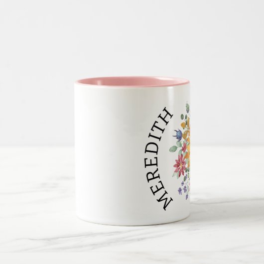 Zonnebloem Moeder Boss Two-Tone Mok (Center)