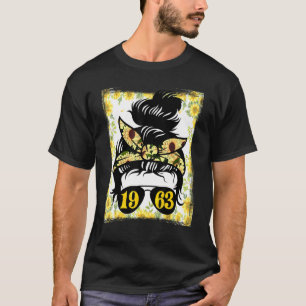 Zonnebloem Moeder Geboren In 1963 Verjaardag Tuini T-shirt