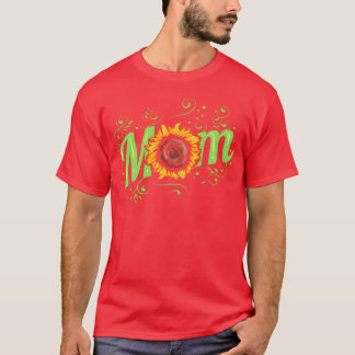 Zonnebloem Moederdag grappig T-shirt