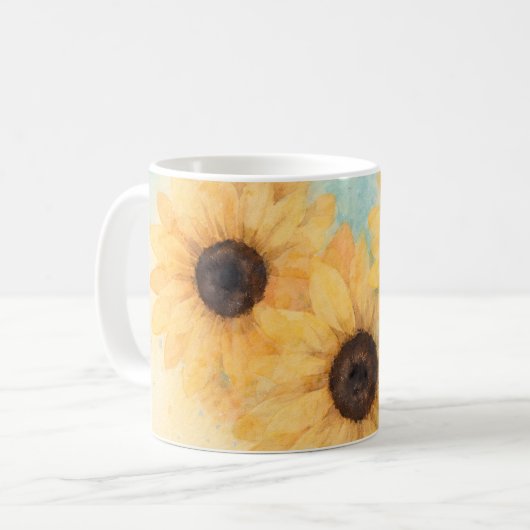 Zonnebloem Mok (Voorkant links)
