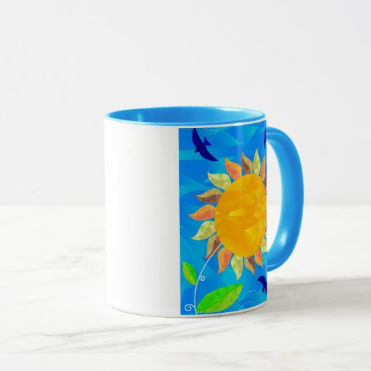 Zonnebloem Mok (Voorkant rechts)