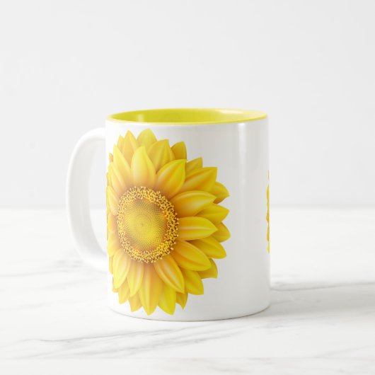 Zonnebloem Mok (Voorkant links)