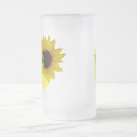 Zonnebloem Mok Cheerful Yellow Sunflower Mokken (Center)