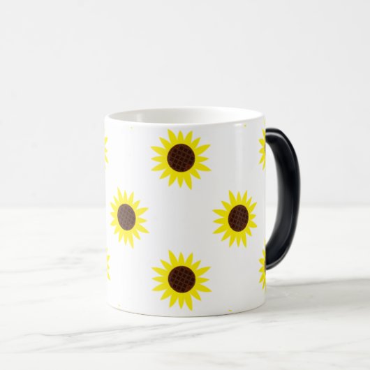 zonnebloem mok ontwerp (Voorkant rechts)