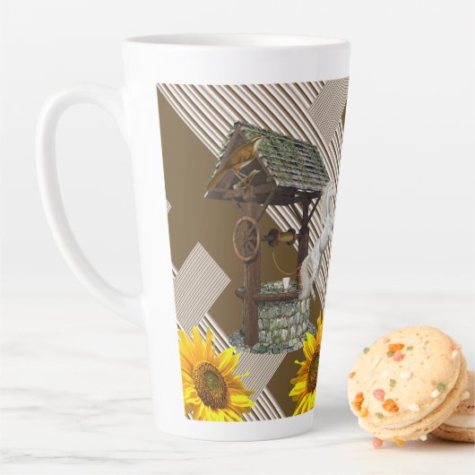 Zonnebloem Mok Witte paarden (In situ)