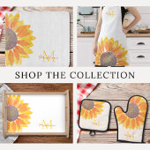 Zonnebloem Monogram Grote Klok