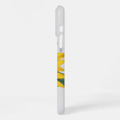 Zonnebloem monogram iPhone hoesje (Linkerkant)