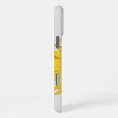 Zonnebloem monogram iPhone hoesje (Rechterkant)