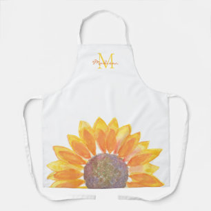 Zonnebloem Monogram Schort