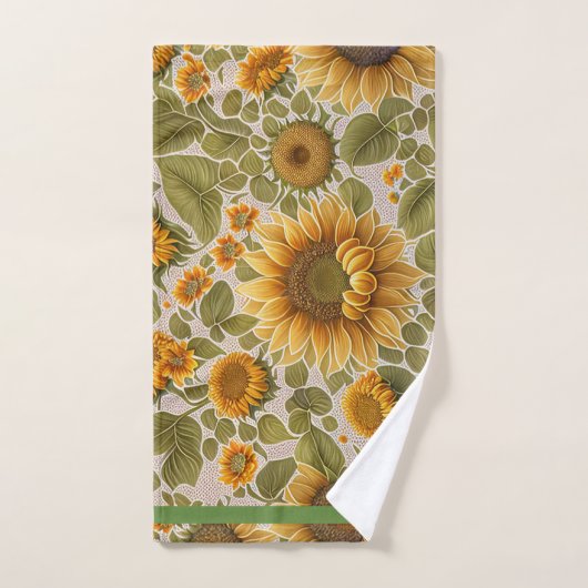 Zonnebloem, mooi Collectie Bad Handdoek (Handdoek)