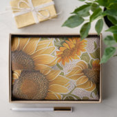 Zonnebloem, mooi Collectie Tissuepapier (Geschenk)