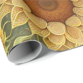 Zonnebloem mooi modern Collectie Cadeaupapier (Rol Hoek)