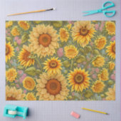 Zonnebloem mooi modern Collectie Tissuepapier (Craft)