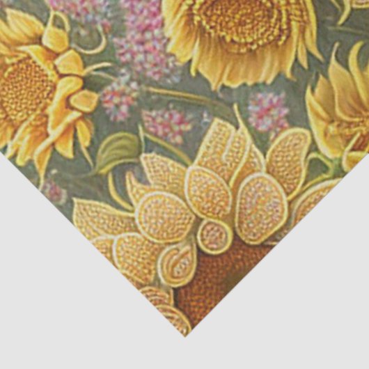 Zonnebloem mooi modern Collectie Tissuepapier (Detail)