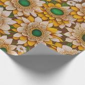 Zonnebloem mooi Populair Collectie Cadeaupapier (Hoek)