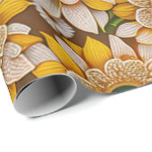 Zonnebloem mooi Populair Collectie Cadeaupapier (Rol Hoek)