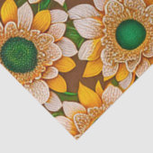 Zonnebloem mooi Populair Collectie Tissuepapier (Detail)