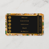 Zonnebloem mooi Populair Collectie Visitekaartje (Achterkant)