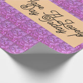 Zonnebloem mooie dag cadeaupapier (Hoek)