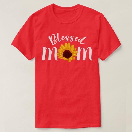 Zonnebloem Motheris Dag zonder bloem T-shirt (Design voorkant)